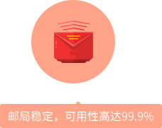 郵局穩(wěn)定，可用性高達(dá)99.9%